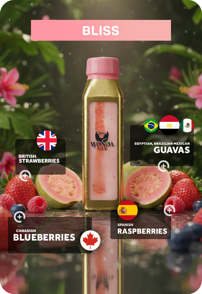 WONDA MIX BLISS  INGREDIENTS